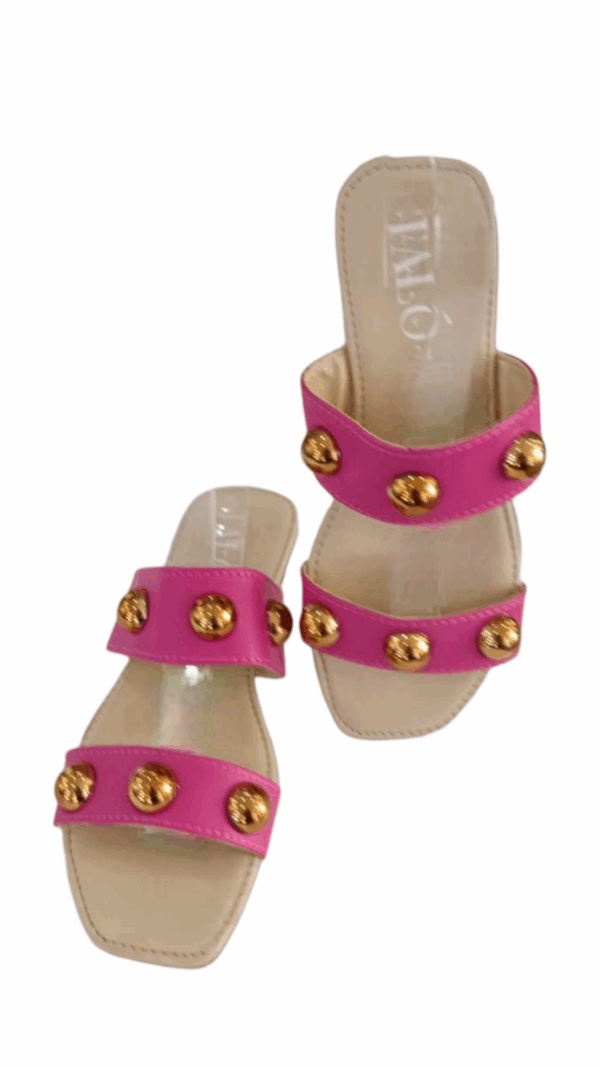Sandalias Tiras con Estoperoles Flamingo  mod.14 0004 - Image 4