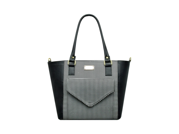 Bolsa Cuadros Negro Blanco mod. 103 9004