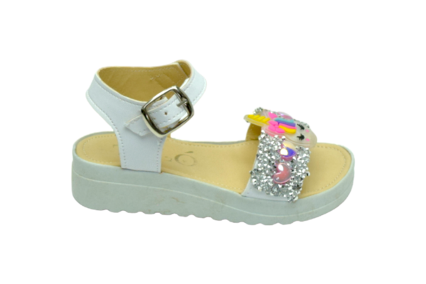 Sandalia Infantil Unicornio Blanco mod: 14 0006