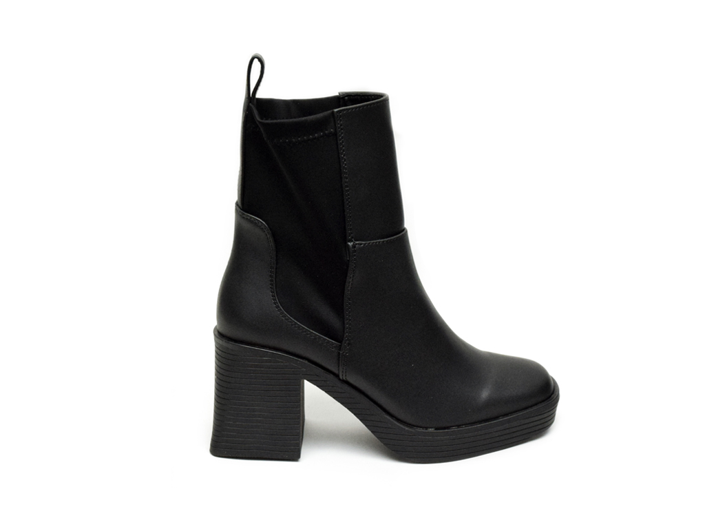 Botin licra negro cheap