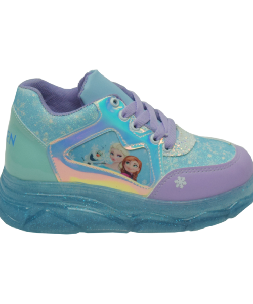 Tenis Infantil Luces Frozen Azul mod: 26 0102