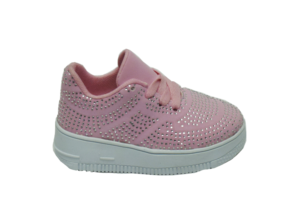 Tenis Infantil Brillos Rosa mod 26 1030