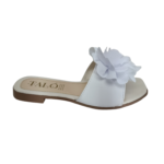 SANDALIA BLANCA FLOR 28 5003