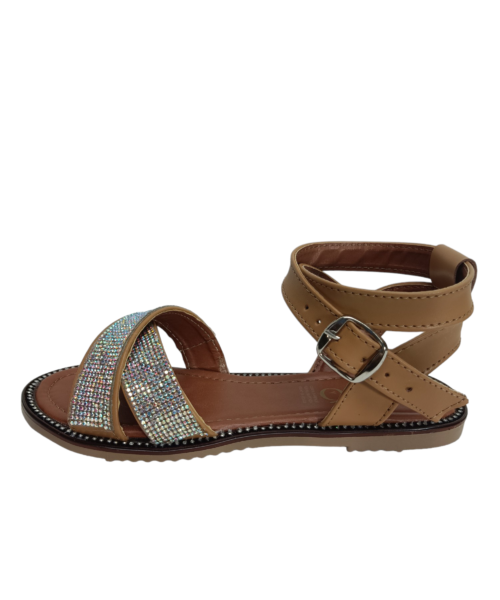 SANDALIA BRILLOS CRUZADA 28 5005