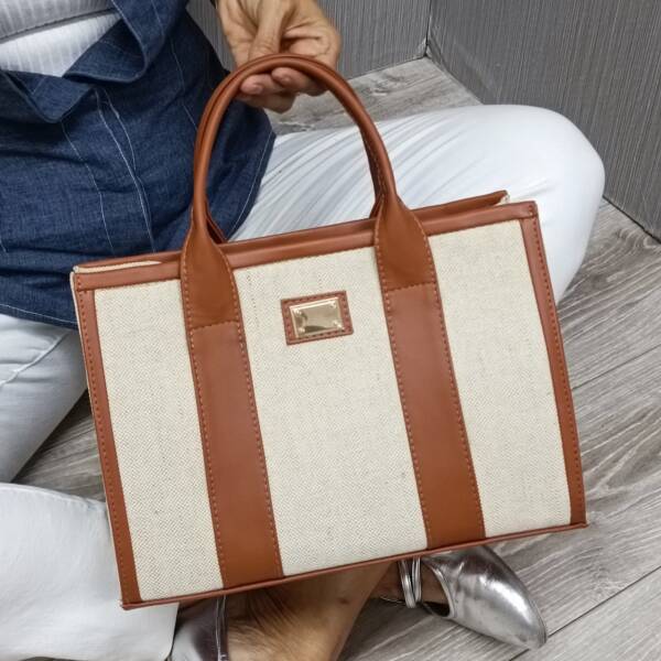 Bolsa de mano Arpilleria Miel 24 8003