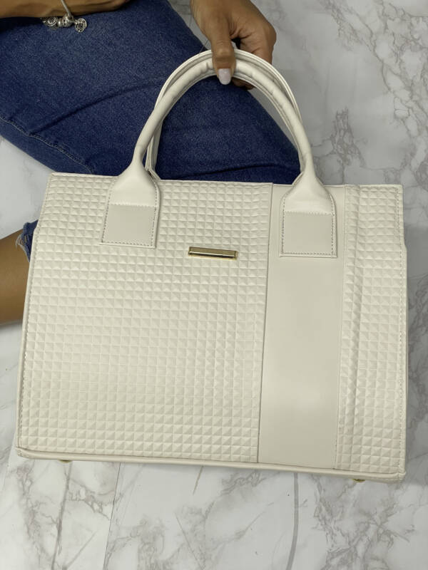 Bolsa Poligono Latte Mod. 23 0270