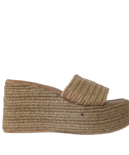 Alpargata Plataforma Yute Natural Mod. 19 0420