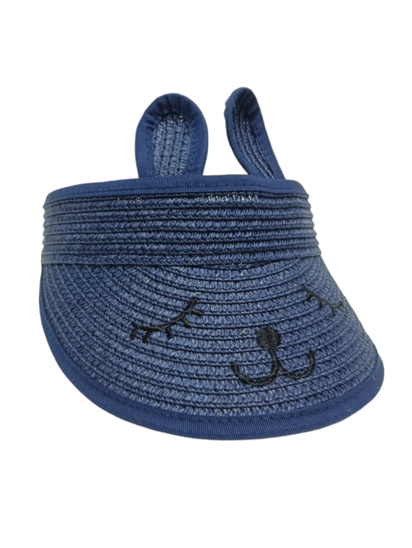 Visera Azul Marino Estilo Conejito Mod. 10 0032