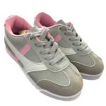Tenis Infantiles Gris con Rosa Mod. 26 2903 - Image 2