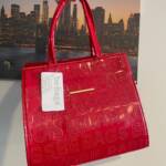 Bolsa de Mano en Charol Rojo Mod. 23 0269