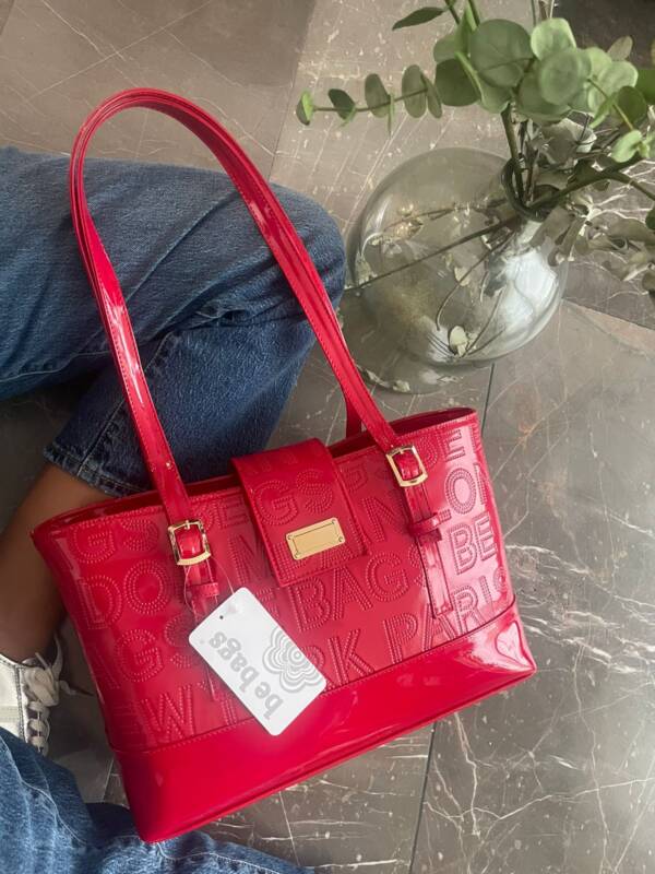 Bolso HC de Charol Rojo Mod. 23 9051