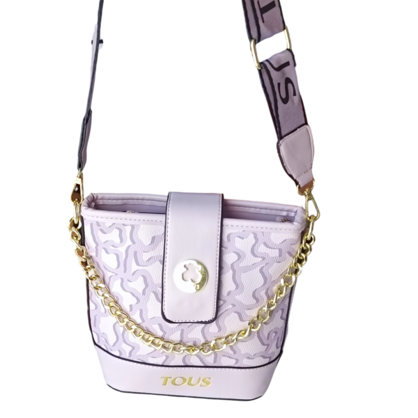 Bolso Bandolero color Lila Mod. 10 0223 - Image 2