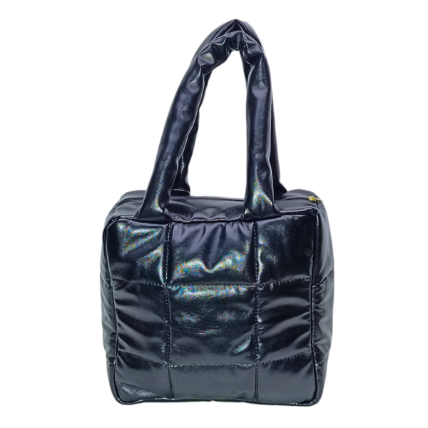 Bolso cuadrado y Acolchado Morgan Negro. 23 4010 - Image 2