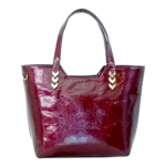 Bolso Grande Charol Ruga Vino Mod. 24 8006 - Image 2