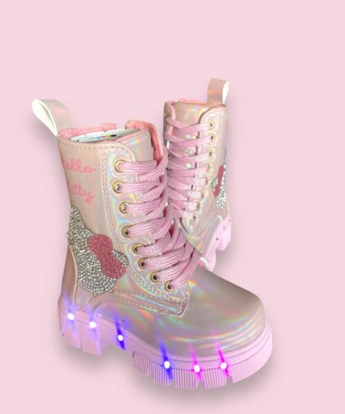 Bota infantil de Charol Rosa Mod. 26 1912