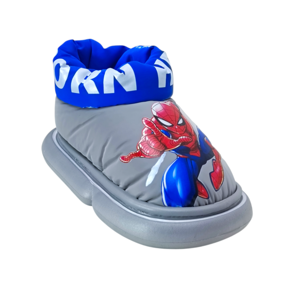 Botita Infantil de Spiderman Gris con Azul Mod. 0237 - Image 2