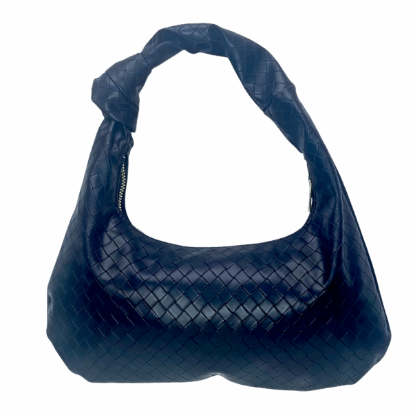 Bolsa Tejida de Mano color Negro Mod. 10 0210 - Image 2