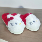 Pantuflas Afelpada Rojas para Dama Mod. 0040