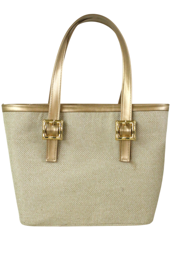Bolsa Lino Beige Tejido Mod. 23 9052 - Image 3