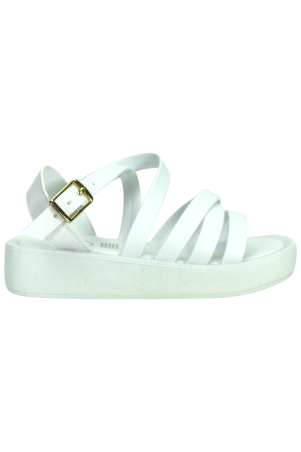 Sandalias Infantiles de Tiras Blancas Mod. 26 0502 - Image 2
