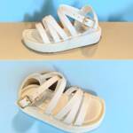 Sandalias Infantiles de Tiras Blancas Mod. 26 0502