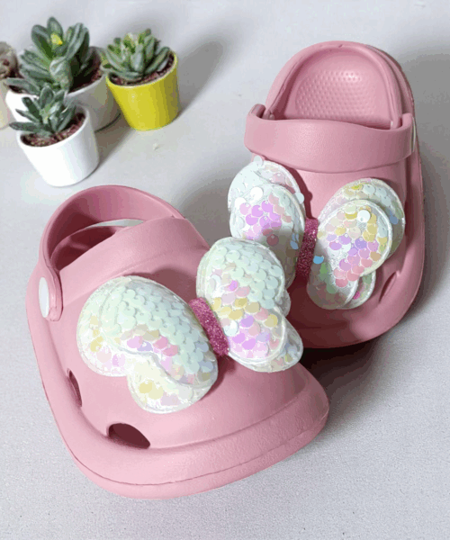Sandalia Infantil Rosa de Mariposa Mod. 102 0068