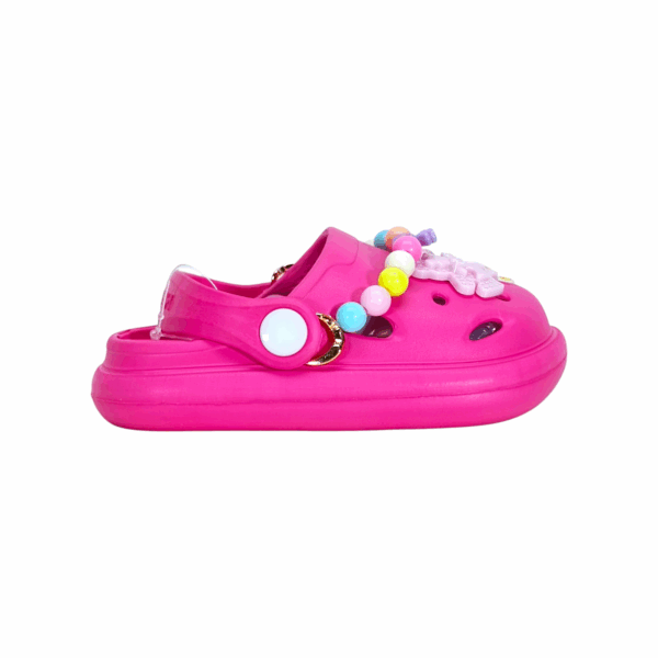 Sandalias Infantiles Fucsia con Cuentitas Mod. 102 2650 - Image 2