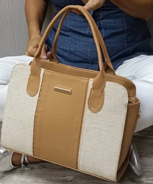 Bolso Mediano Arpilleria Tan Modd. 24 0227