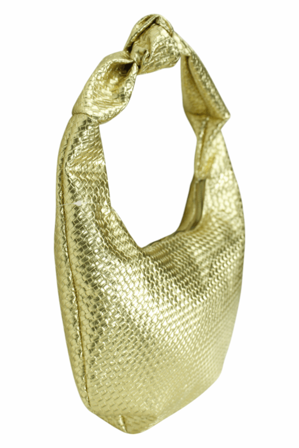 Bolsa Tejida en color Oro Mod. 24 9015 - Image 3