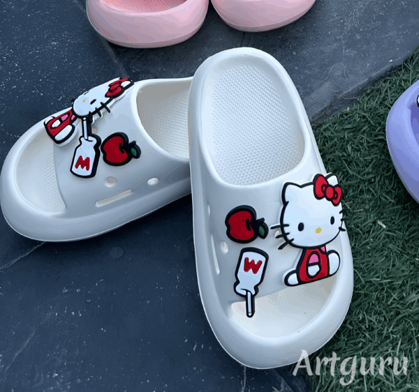 Sandalias Abiertas Blancas de Sanrio Mod. 102 2631