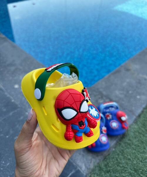 Crocs Spiderman Amarillos Mod. 102 2637
