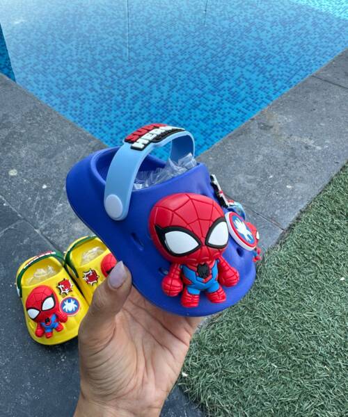 Crocs Spiderman Azules Mod. 102 2637