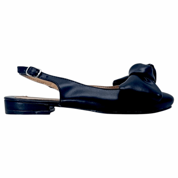 Elegancia en Cada Paso; Valerinas Negras con Nudo Mod. 25 3833 - Image 2