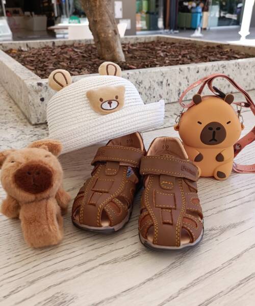 Huarache Infantil color Camel Mod. 26 0090