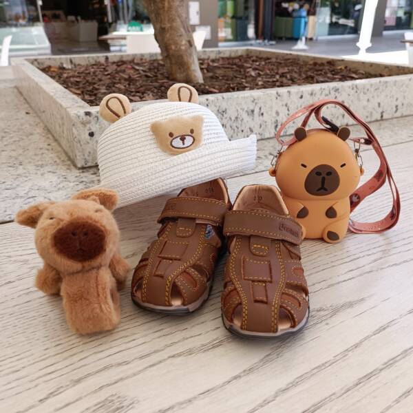Huarache Infantil color Camel Mod. 26 0090