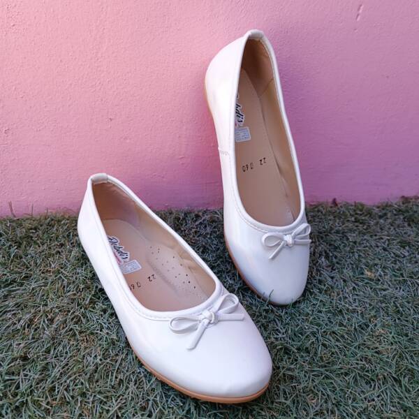 Valerina Blanca con Moñito para Niñas Mod. 26 0760