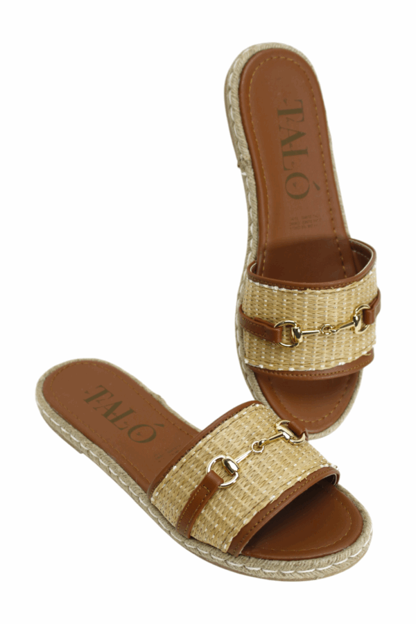 Sandalias Tan de Rattan con Yute Mod. 44 0302 - Image 4