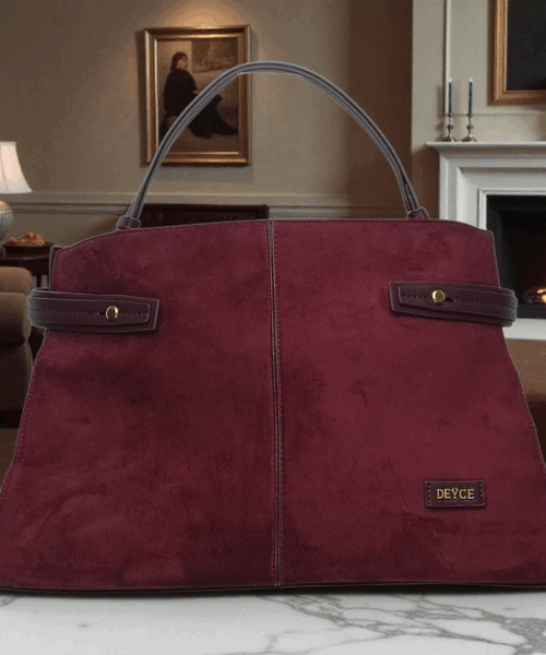 Toque de Distinción: Bolso Vino en Gamuza que Roba Miradas MOD. 010 0601