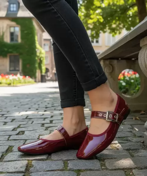 Valerina Charol Vino Hebilla Plateada Mod. 04 0910