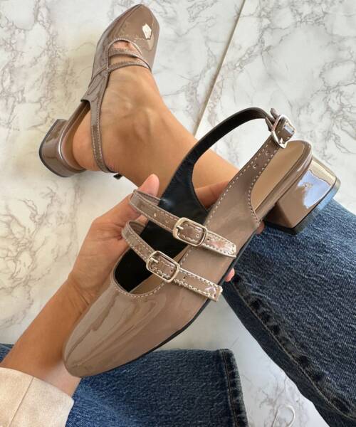 Valerinas Estilo Mary Jane de Charol Venado Mod. 11 0315