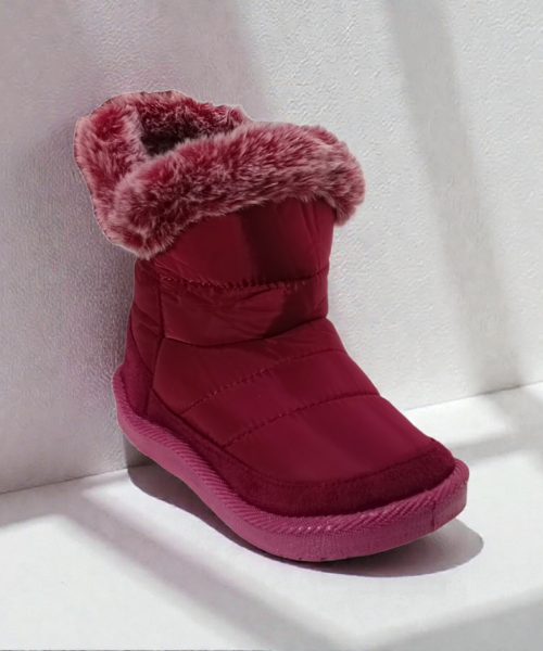 Botitas Infantiles Vino con Peluche Mod. 26 0003