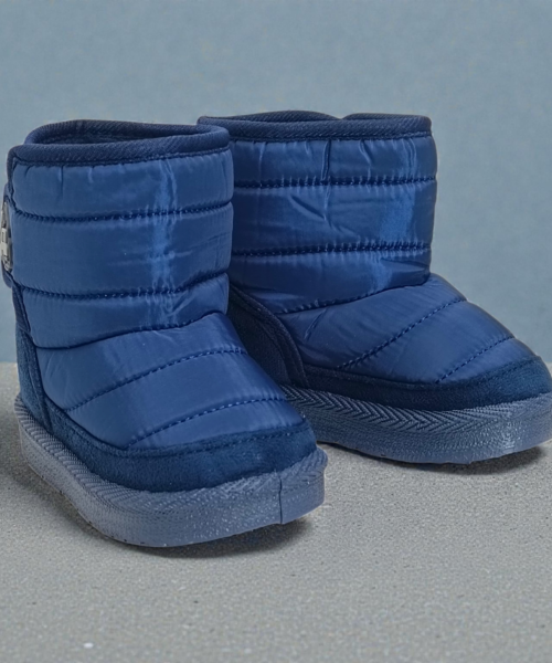 Botita Azul Abollonada para Niños Mod. 26 0010-A