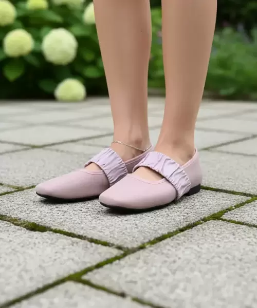 Valerinas Elástico Rosa Claro Mod. 99 0812