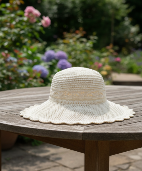 Sombrero Visera Color Beige Mod. 10 0308