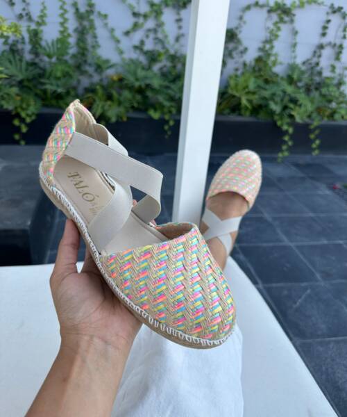 Alpargata de Petate Tejido de Colores Mod. 04 0100