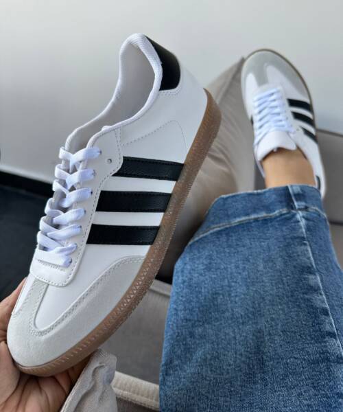 Tenis Blanco con Negro para Dama Mod. 102 6000