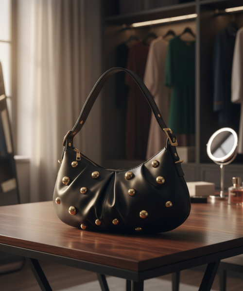 Bolso Cleveland Negro con Estoperoles Mod. 24 9002