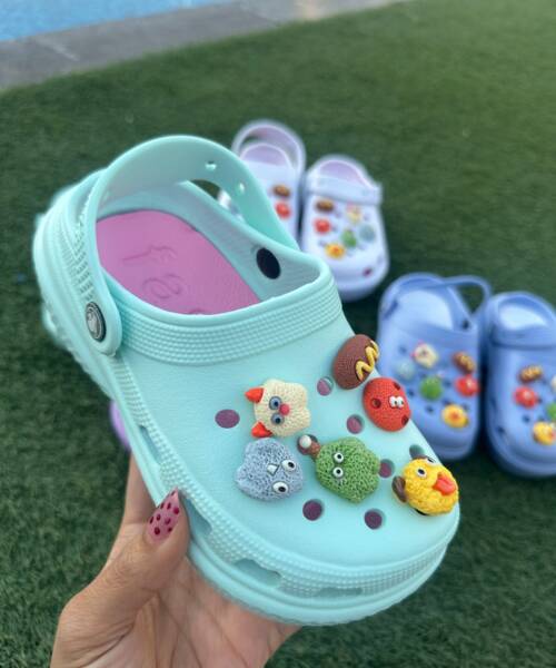 Sandalias Infantiles de plástico color Verde Claro Mod. 26 0012