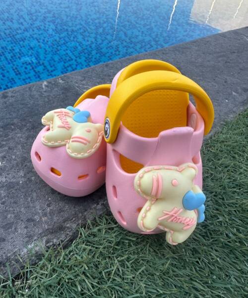 Sandalias Rosas de Plástico para Niñas Mod. 26 0602