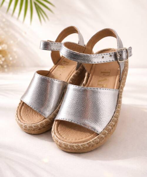 Alpargata Infantil Plata Mod. 04 0305